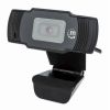 Spletna kamera 1080p USB Webcam MANHATTAN, črna, USB-A 2.0, kabel 1,5m, vgrajen mikrofon