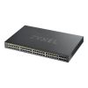 ZYXEL GS1920-48HPv2 52 Port Smart Managed PoE Switch 48x Gigabit Copper PoE and 4x Gigabit dual pers GS192048HPV2-EU0101F